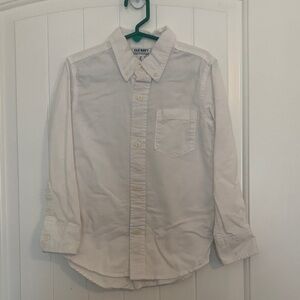 Old Navy Light Beige Button-Up Shirt